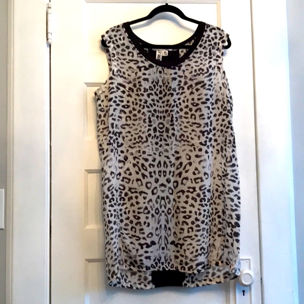 Rogan for Target silk leopard tunic